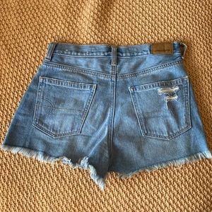 American Eagle denim mom shorts